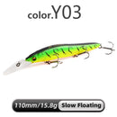 Isca dura Meredith Minnow 110mm p/ tucunaré e robalo