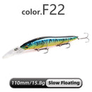 Isca dura Meredith Minnow 110mm p/ tucunaré e robalo