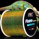 FTK Línea de Pesca Fluorocarbono 300m/500m Invisible Súper Resistente