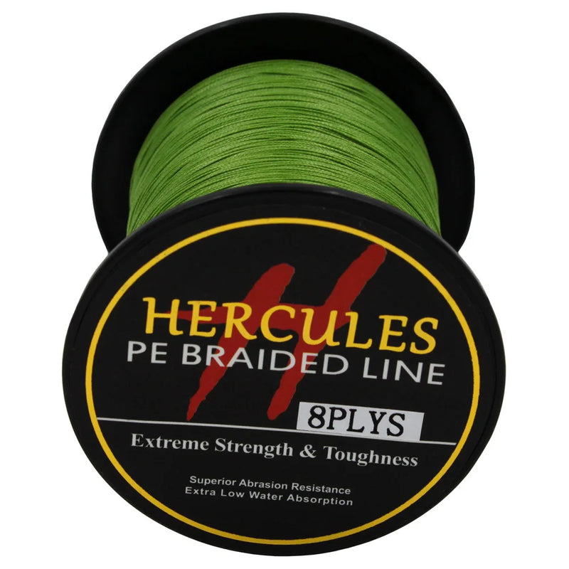 Hercules Línea Trenzada 8 Hilos PE 100m Súper Fuerte 10-300LB Pesca Mar