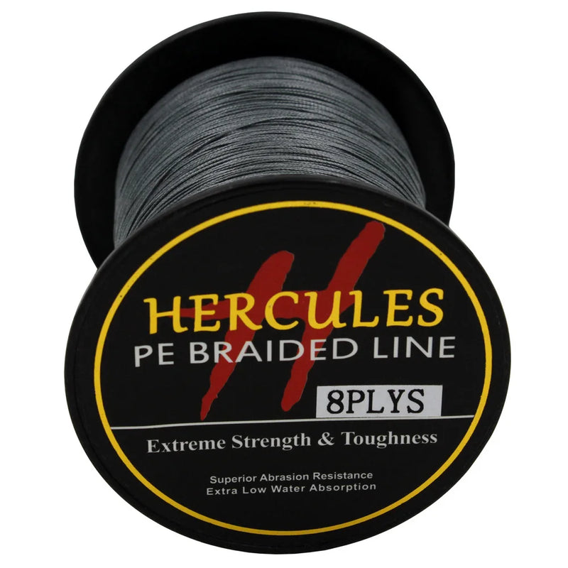 Hercules Línea Trenzada 8 Hilos PE 100m Súper Fuerte 10-300LB Pesca Mar