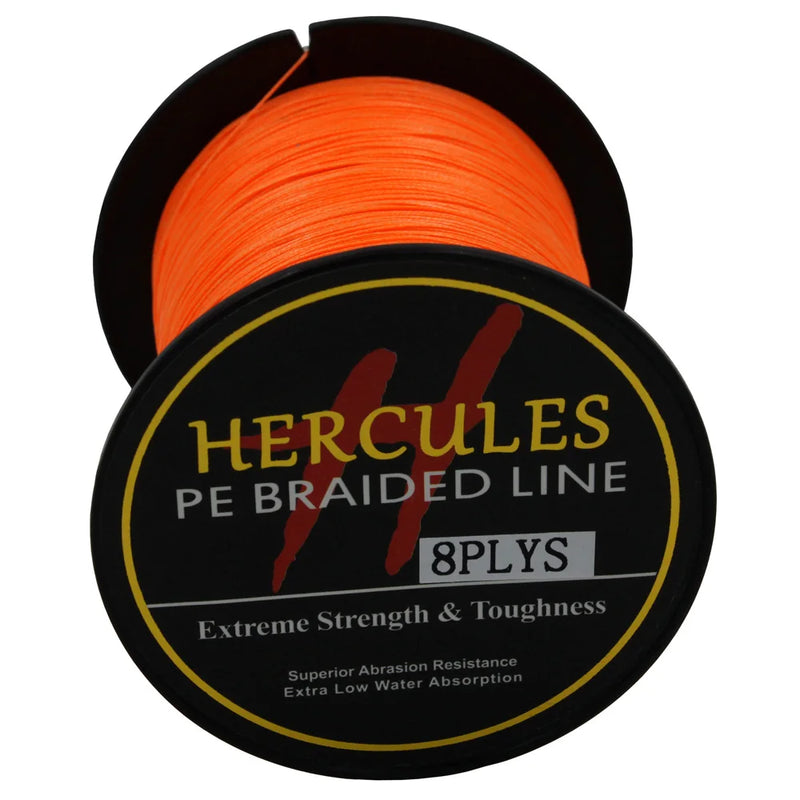 Hercules Línea Trenzada 8 Hilos PE 100m Súper Fuerte 10-300LB Pesca Mar