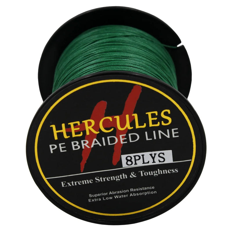 Hercules Línea Trenzada 8 Hilos PE 100m Súper Fuerte 10-300LB Pesca Mar