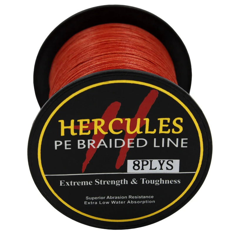 Hercules Línea Trenzada 8 Hilos PE 100m Súper Fuerte 10-300LB Pesca Mar