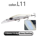 Isca dura Meredith Minnow 110mm p/ tucunaré e robalo