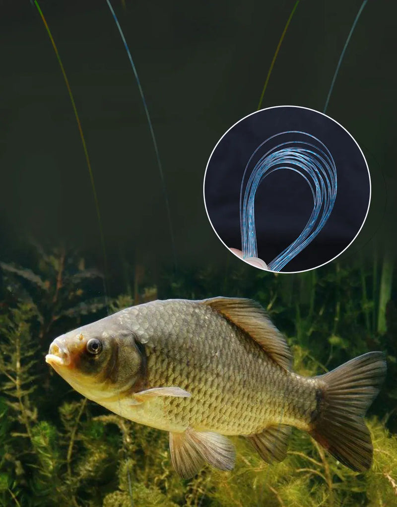 FTK Línea de Pesca Fluorocarbono 300m/500m Invisible Súper Resistente