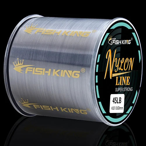FISH KING Línea de Pesca 300m/500m Monofilamento Nylon 4-34LB