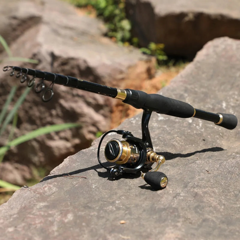 Vara telescópica Sougayilang 1.8–2.4m ultraleve