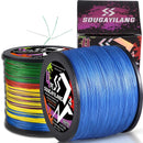 Sougayilang Línea Trenzada PE 8 Hilos 100m-500m 22-88LB Multifilamento