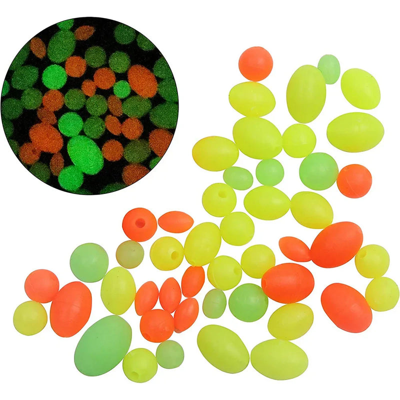 Kit 140 giradores com caixa organizadora de pesca