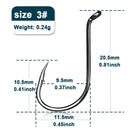 Anzóis triplos 9KM tipo polvo aço carbono 4