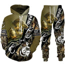 Conjunto 3D Pesca e Caça Camo Masculino/Feminino Outdoor