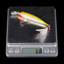 Kit 5/10 iscas minnow FFLYBG 9cm/8g olhos 3D