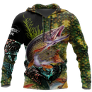 Moletom de Pesca Harajuku Unissex Casual Outono/Inverno