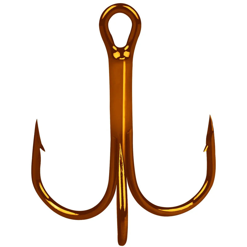 Anzóis triplos PROBEROS 20pçs farpados aço carbono colorido