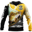 Moletom Hoodie Pesca Unissex 3D Harajuku Casual