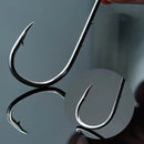 Anzóis FTK carpa farpados aço alto carbono 50–200pçs