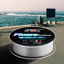 SHIQIAN Línea Fluorocarbono 100m Monofilamento 7-34LB Pesca Variada