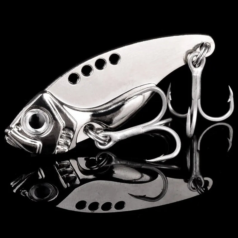 Kit 5 iscas metálicas VIB Aorace 3g–20g com estojo