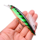 Kit 5 iscas duras Minnow Aorace com olhos 3D