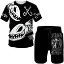 Conjunto Pesca 3D Camuflado Verão Camiseta + Short