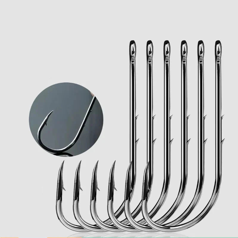 Anzóis 9KM Baitholder farpados aço carbono água doce/mar