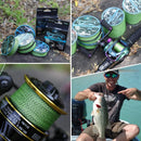 Sougayilang Línea Trenzada PE 4 Hilos 150m/350m 20-78LB Invisible