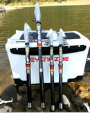 Combo telescópico 1.8–3.6m + carretilha de carbono