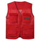 Colete Multibolsos Tela Respirável Verão Pesca Trilhas