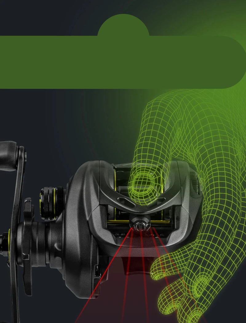 Carretilha M1 7.2:1 6+1BB freio 8kg compacta precisa