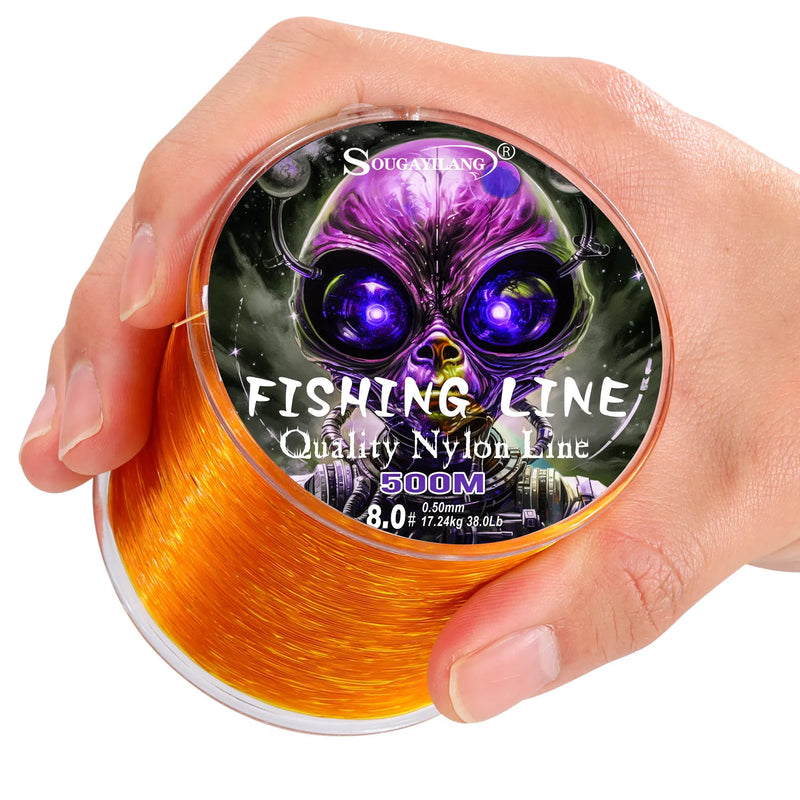 Línea de Pesca Monofilamento Sougayilang 500m Nylon Japonés 7-38LB