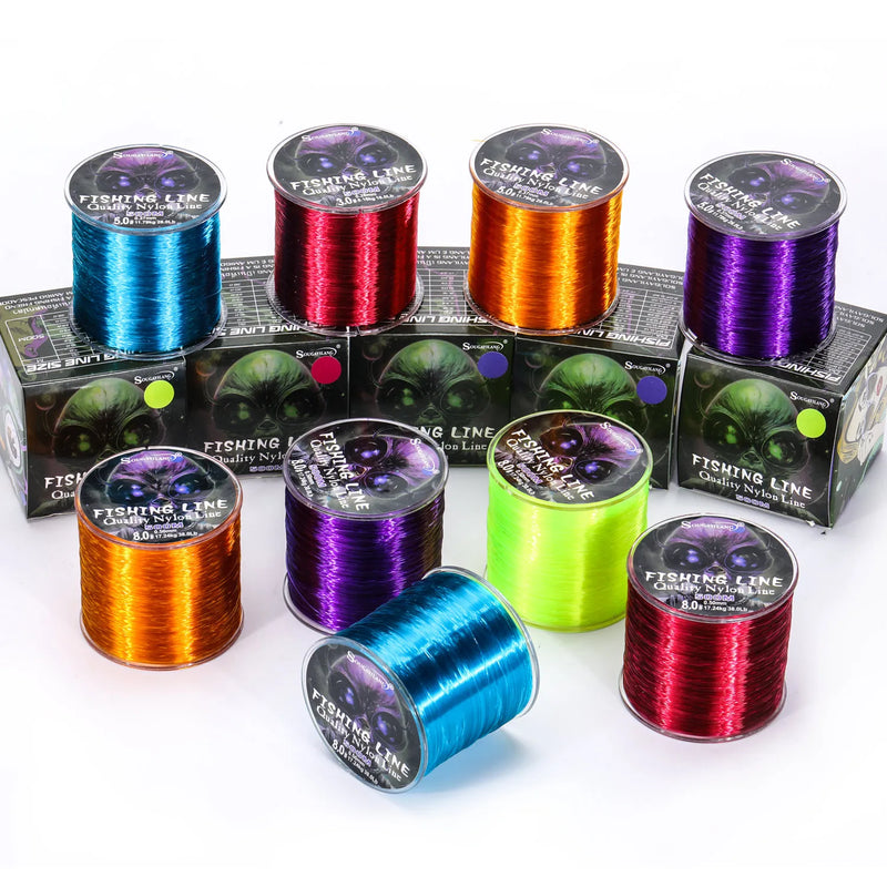 Línea de Pesca Monofilamento Sougayilang 500m Nylon Japonés 7-38LB