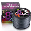 Sougayilang Línea Trenzada PE 8 Hilos 100m-500m 22-88LB Multifilamento