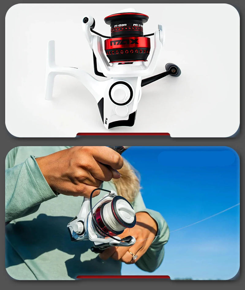 Molinete Abu Garcia Max Pro 6.2:1 7+1BB freio 2.9–6.4kg