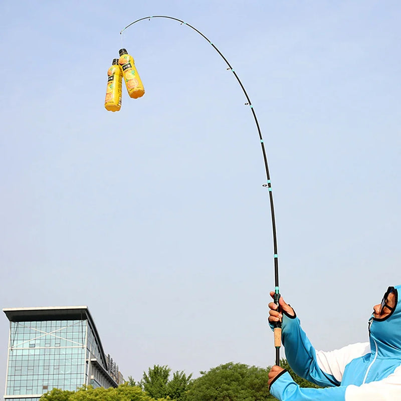 Vara spinning ultraleve 1.8/2.1m jigging 4–5 partes