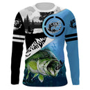 Camiseta 3D Manga Longa Pesca Streetwear Unissex