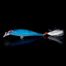 Kit 5/10 iscas minnow FFLYBG 9cm/8g olhos 3D