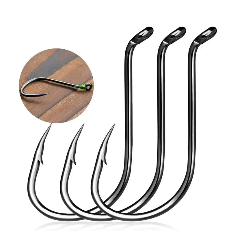 Anzóis triplos 9KM tipo polvo aço carbono 4