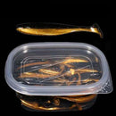 Kit 50 iscas SHIQIAN silicone p/ robalo e tucunaré