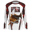 Camiseta 3D Manga Longa Pesca Streetwear Unissex