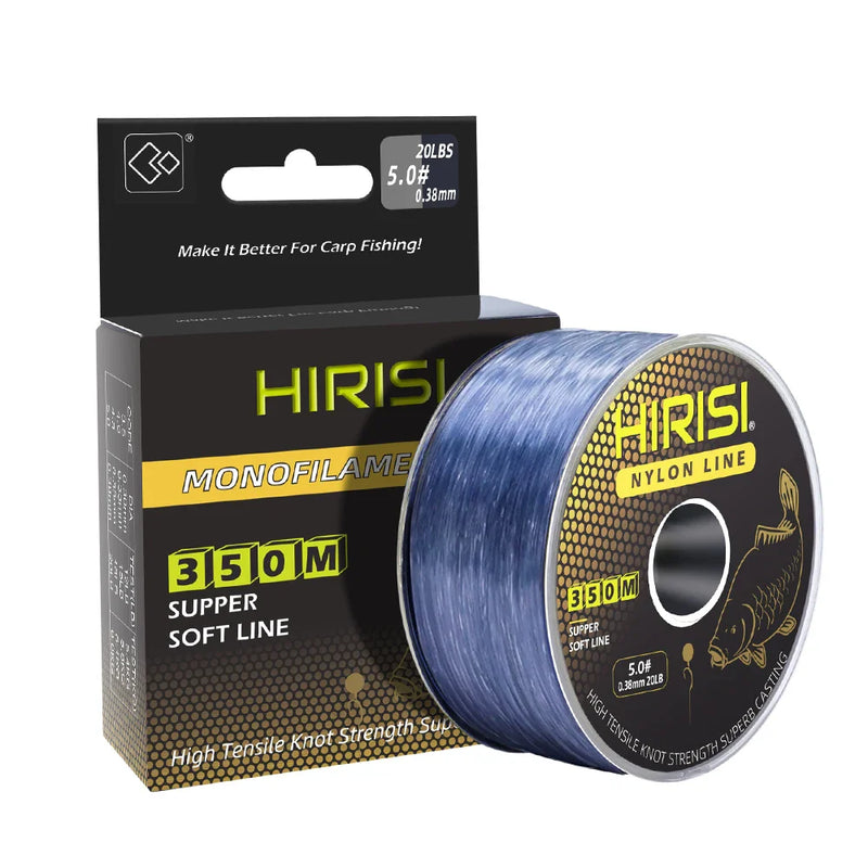 Hirisi Línea de Pesca Monofilamento 350m Nylon Japonés 12-20LB