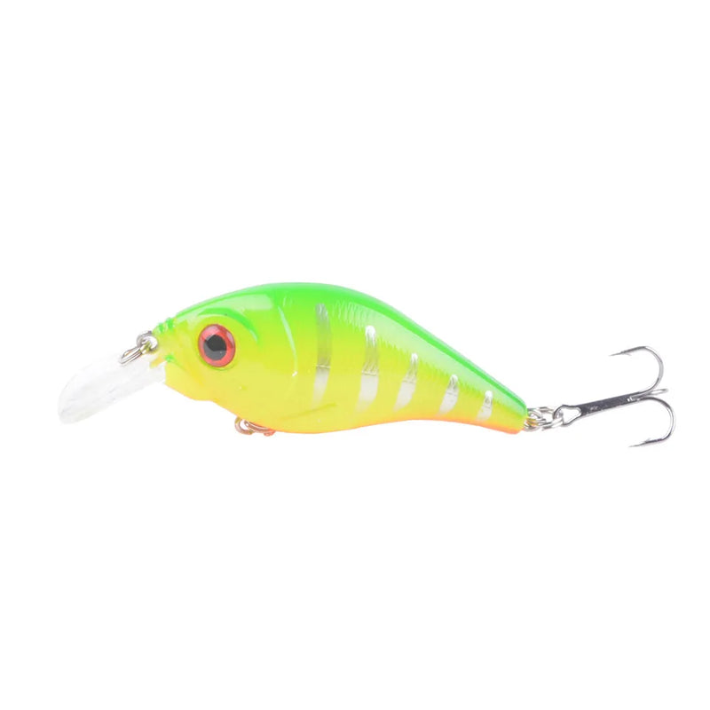 Isca VIB 7.5cm 10g com olhos 3D e ganchos triplos