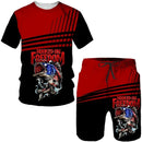 Conjunto Pesca 3D Camuflado Verão Camiseta + Short