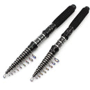 Vara telescópica 1.5–3.0m carbono leve p/ viagem