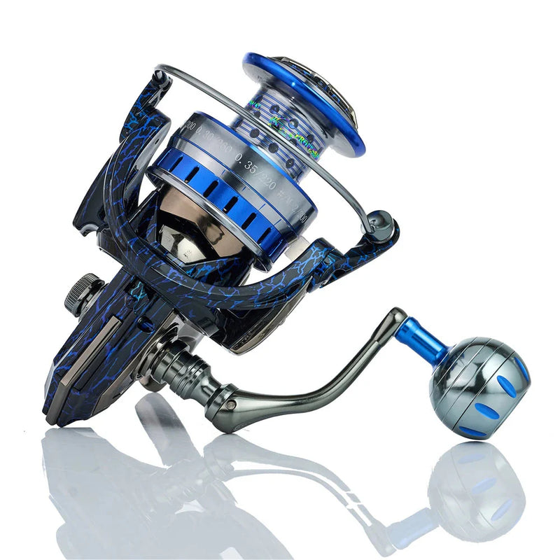 Molinete MBLN 2500–7500 metálico 5+1BB freio 21kg