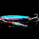 Kit 5 iscas metálicas tipo jig 7g–40g p/ água salgada