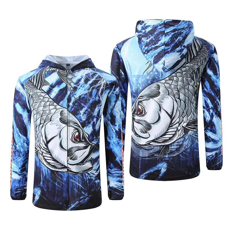 Camisa Sougayilang UPF 50+ Anti-UV Secagem Rápida