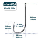 Anzóis FTK carpa farpados aço alto carbono 50–200pçs