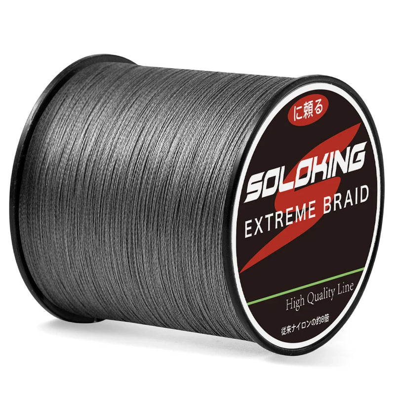 Soloking Línea de Pesca Trenzada PE 300m Multifilamento 10-80LB