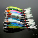 Kit 5/10 iscas minnow FFLYBG 9cm/8g olhos 3D